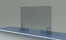 Load image into Gallery viewer, Countertop Sneeze Guard Clear - Plexi Shield - Different Sizes Available