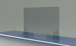 Countertop Sneeze Guard Clear - Plexi Shield - Different Sizes Available